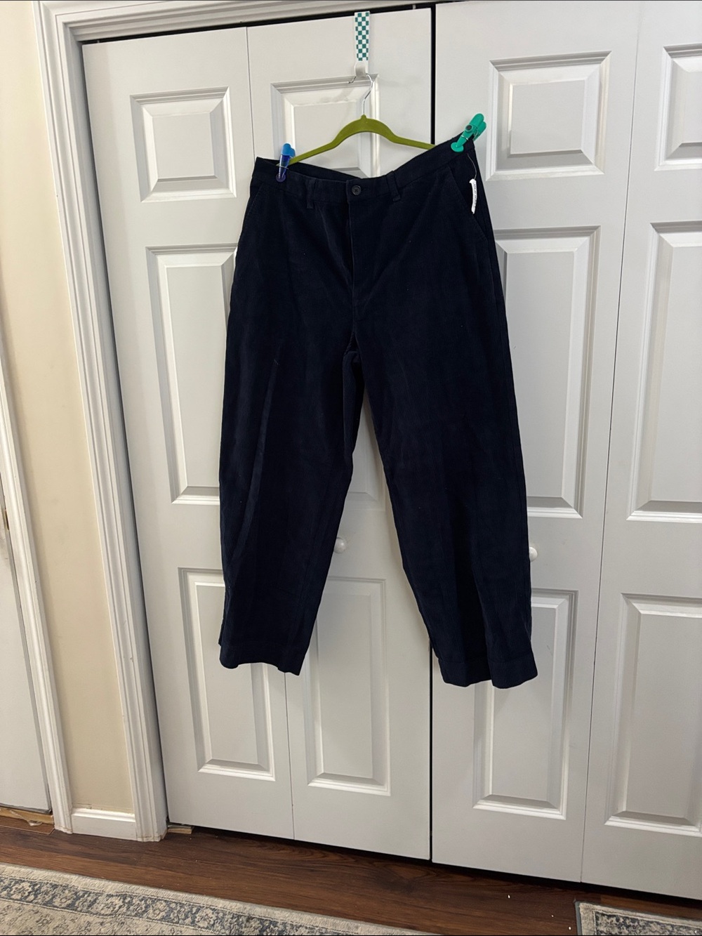 Old Navy Dark Navy Corduroy Trousers